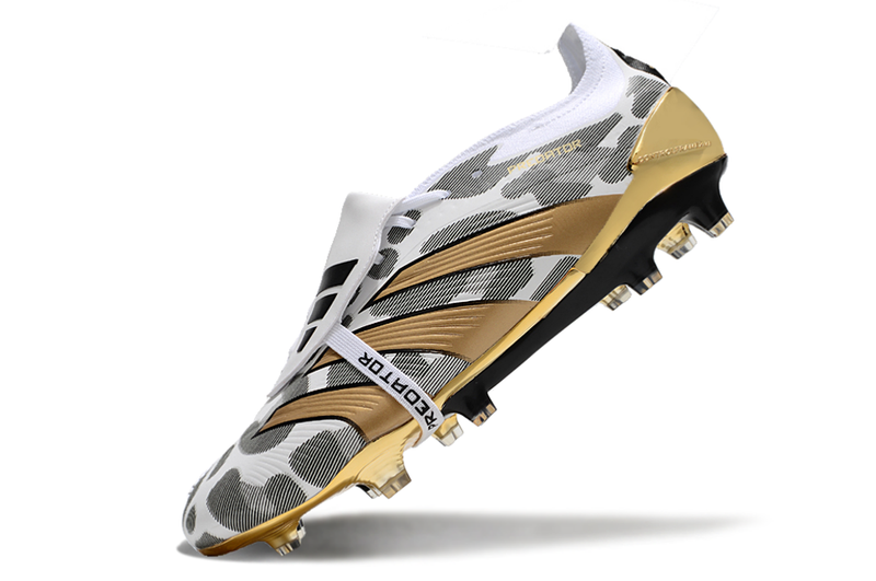 Adidas Predator Elite Tongue - Branca/Dourada