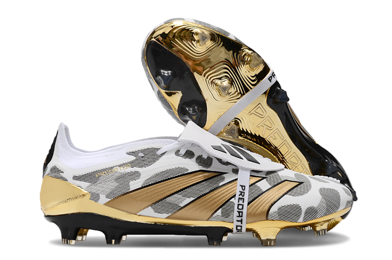 Adidas Predator Elite Tongue - Branca/Dourada