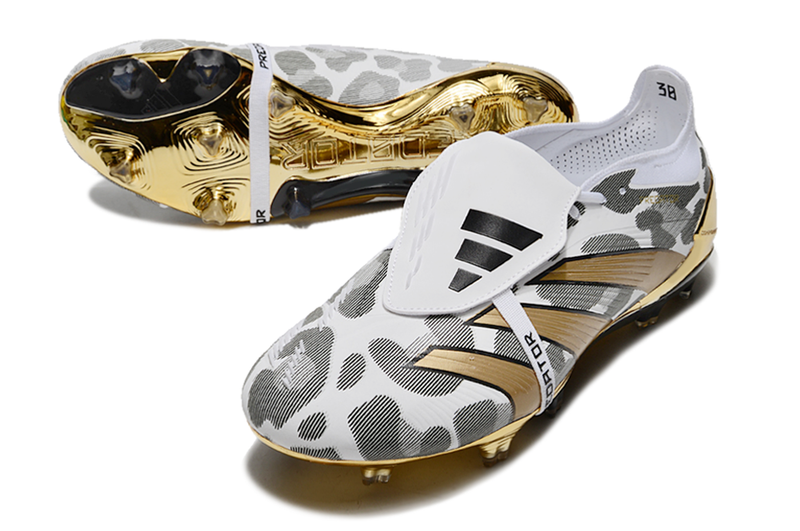 Adidas Predator Elite Tongue - Branca/Dourada