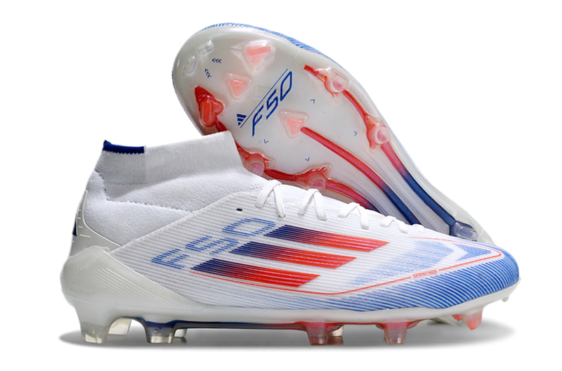 F50 Elite - Branca/Azul/Laranja